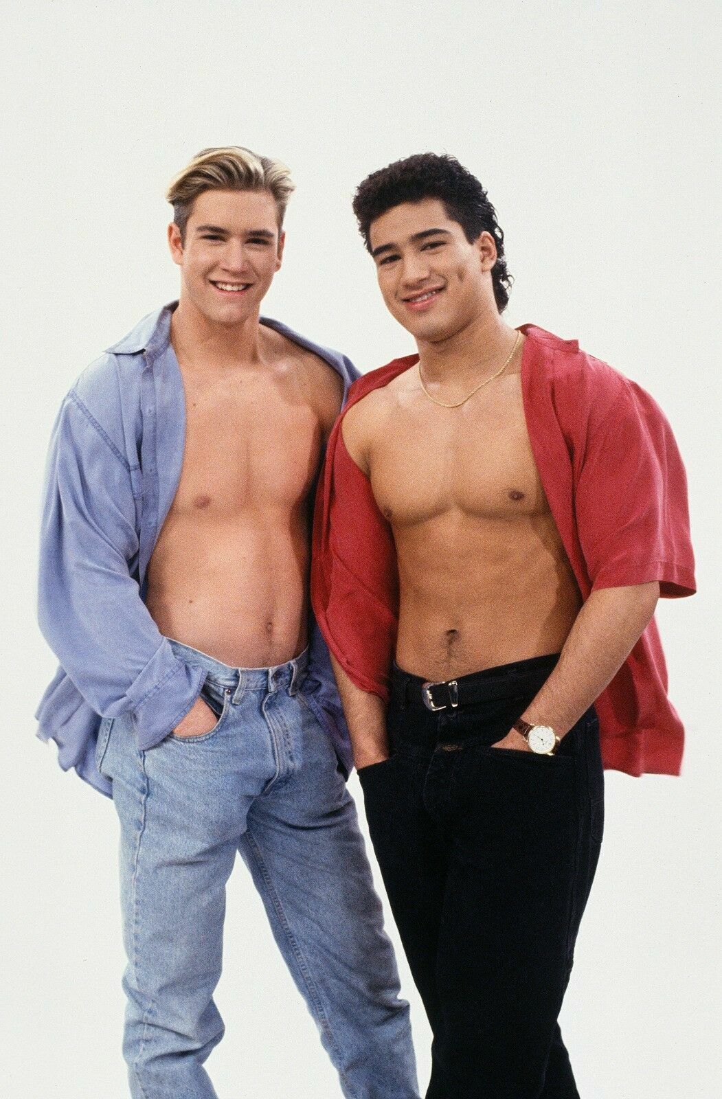 Saved By the Bell Mario Lopez Mark-Paul Gosselaar TV SHOW 5x7 Photo