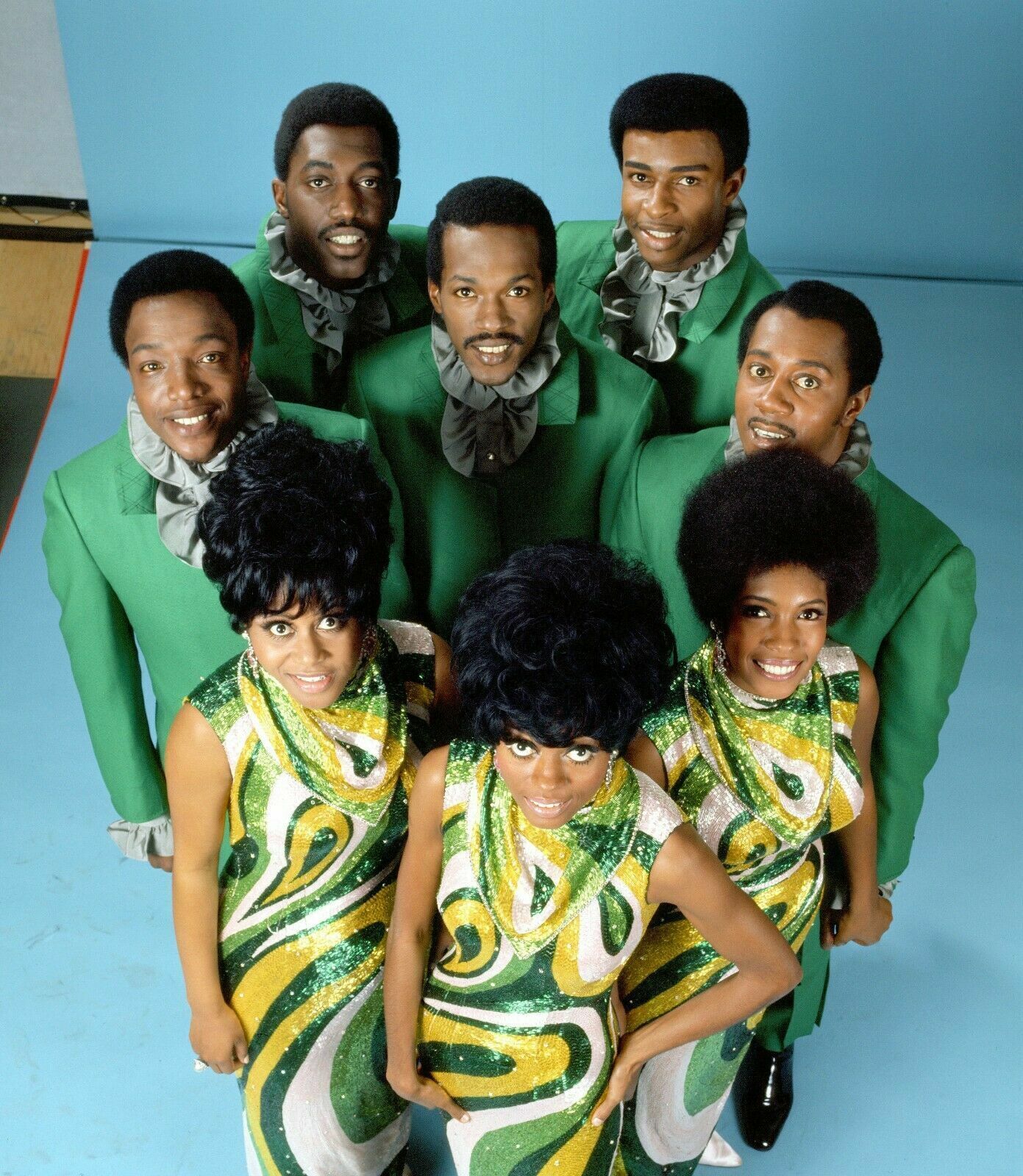 THE TEMPTATIONS -WITH THE SUPREMES 8x10 Photo