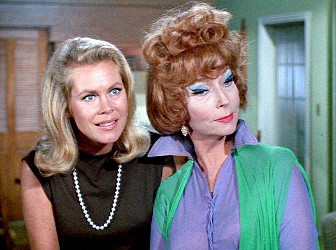 Bewitched Elizabeth Montgomery Agnes Moorehead 8x10 Glossy Photo – Adira Collectibles